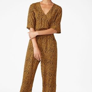 monki leopard jumpsuit